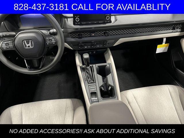 new 2025 Honda Accord car, priced at $28,445