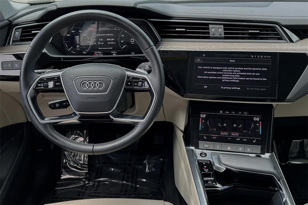 used 2022 Audi e-tron car, priced at $35,000