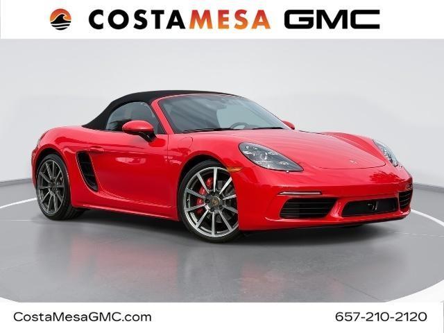 used 2018 Porsche 718 Boxster car, priced at $62,000