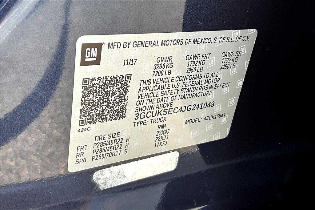 used 2018 Chevrolet Silverado 1500 car, priced at $24,988
