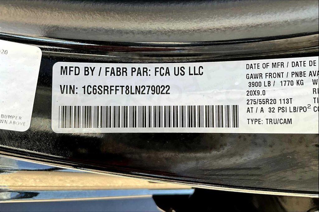 used 2020 Ram 1500 car, priced at $38,888