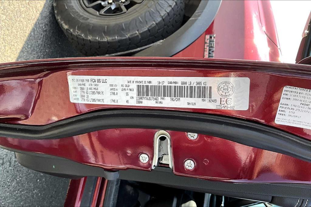 used 2018 Ram 1500 car, priced at $35,999