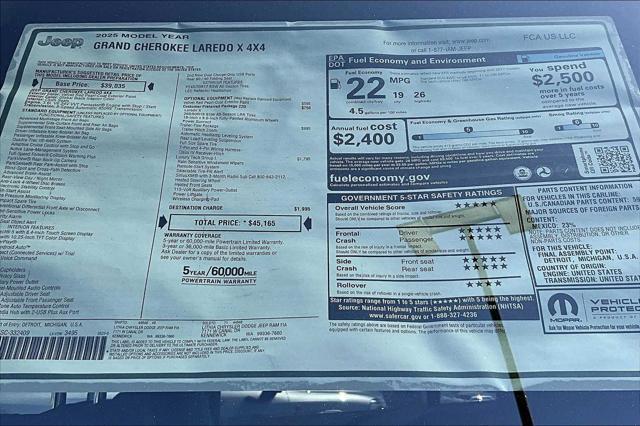 new 2025 Jeep Grand Cherokee car, priced at $39,767