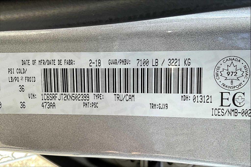 used 2019 Ram 1500 car, priced at $35,488