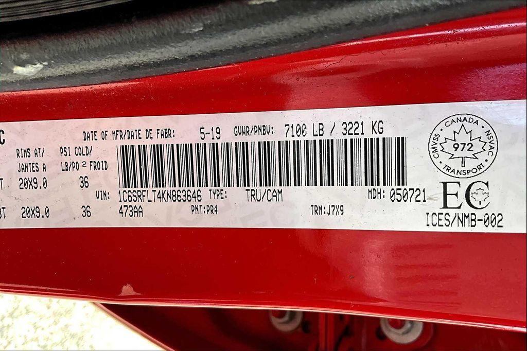 used 2019 Ram 1500 car, priced at $36,888