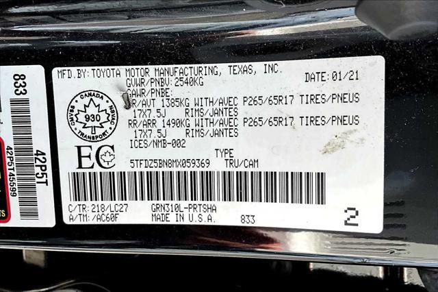 used 2021 Toyota Tacoma car, priced at $33,488
