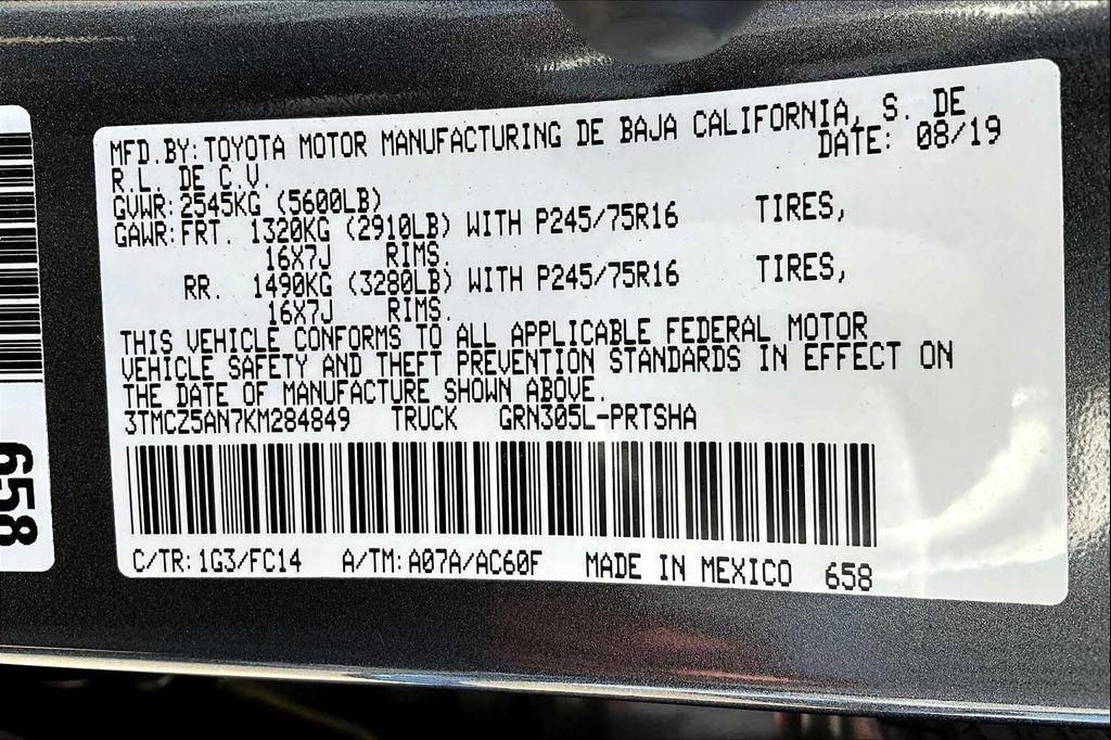 used 2019 Toyota Tacoma car, priced at $31,688