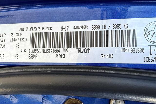 used 2018 Ram 1500 car, priced at $26,688