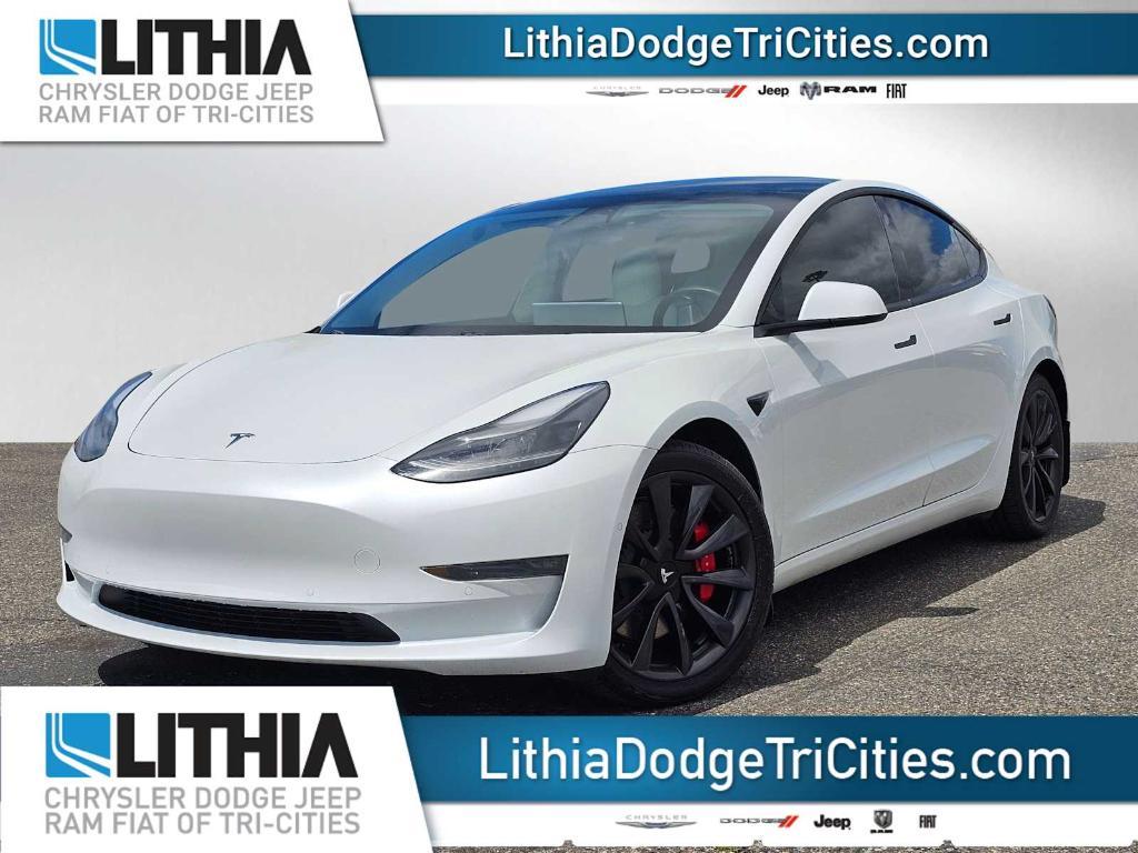 used 2021 Tesla Model 3 car, priced at $23,599