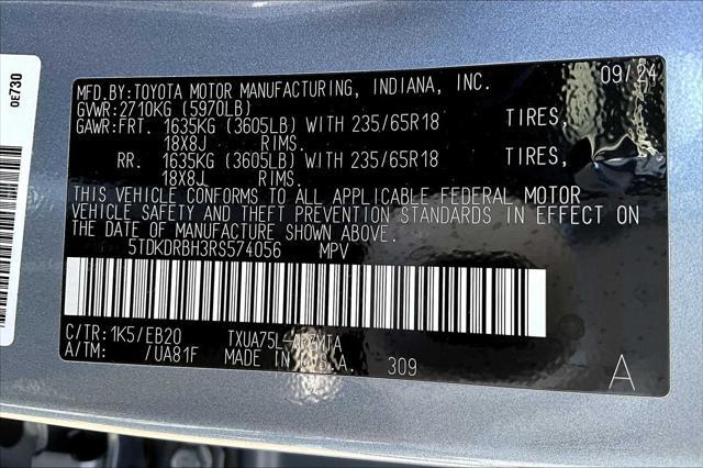 used 2024 Toyota Highlander car, priced at $44,888