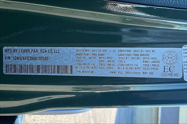 used 2022 Jeep Wrangler Unlimited car, priced at $36,899