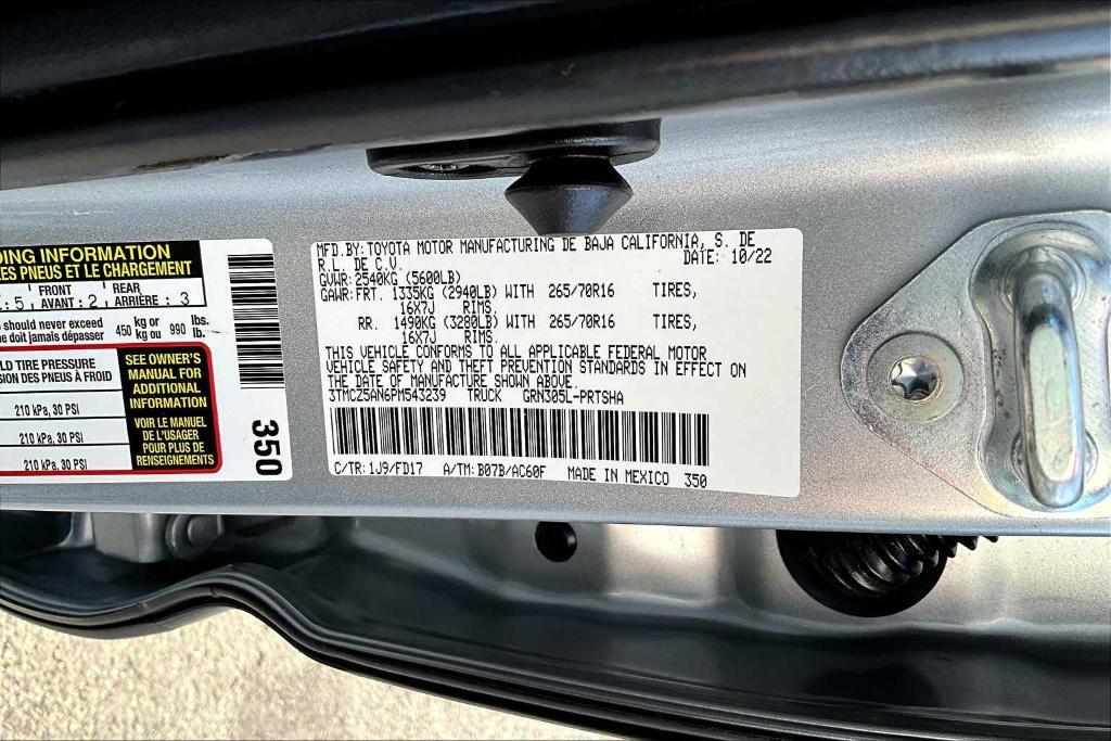 used 2023 Toyota Tacoma car, priced at $40,999