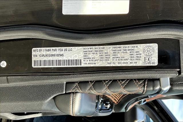 used 2021 Jeep Grand Cherokee L car, priced at $36,999