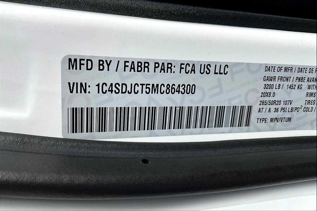 used 2021 Dodge Durango car, priced at $31,788