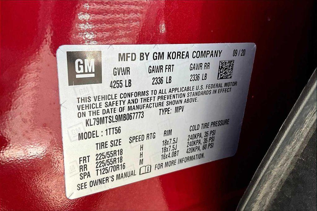 used 2021 Chevrolet TrailBlazer car, priced at $18,488