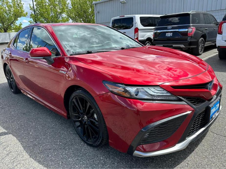 used 2021 Toyota Camry Hybrid car, priced at $27,999