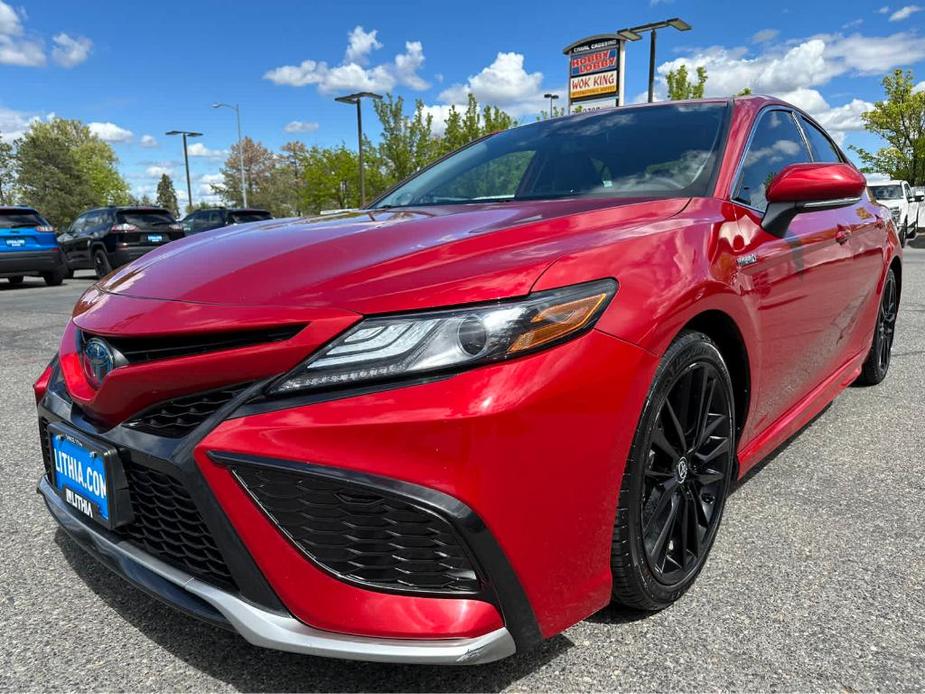 used 2021 Toyota Camry Hybrid car, priced at $29,999