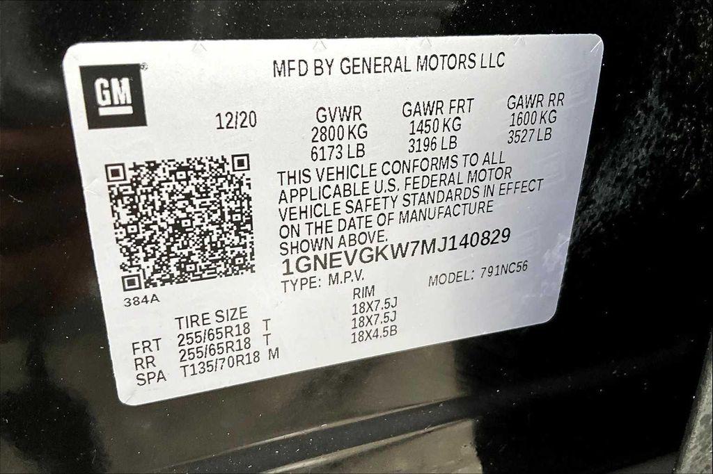 used 2021 Chevrolet Traverse car, priced at $22,888