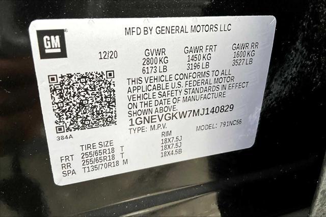 used 2021 Chevrolet Traverse car, priced at $23,588