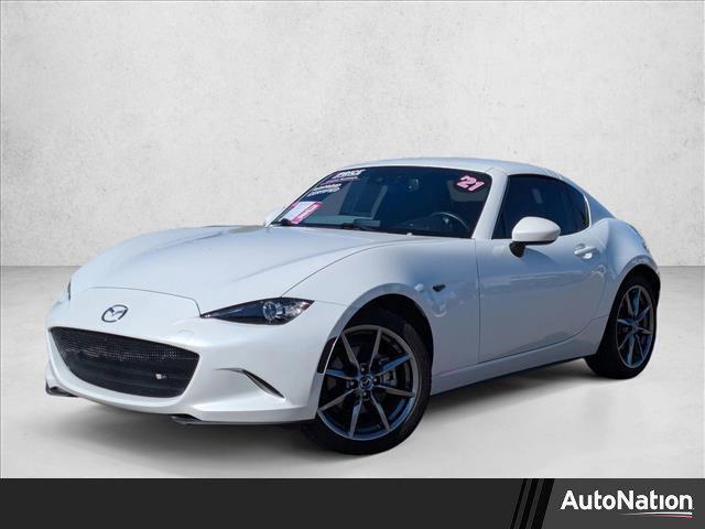 used 2021 Mazda MX-5 Miata RF car, priced at $25,228