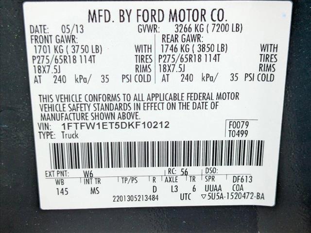 used 2013 Ford F-150 car, priced at $20,449