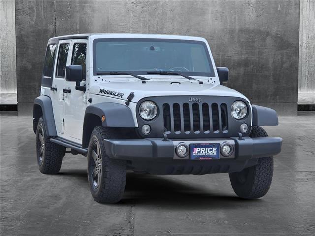 used 2016 Jeep Wrangler Unlimited car, priced at $18,880