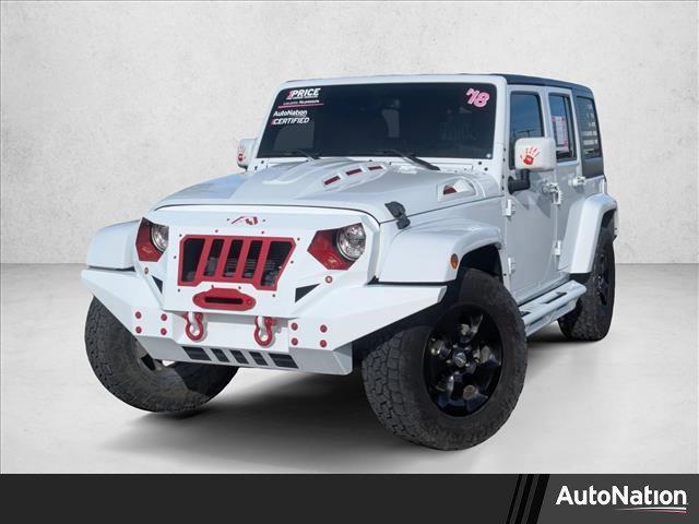 used 2018 Jeep Wrangler JK Unlimited car, priced at $23,998