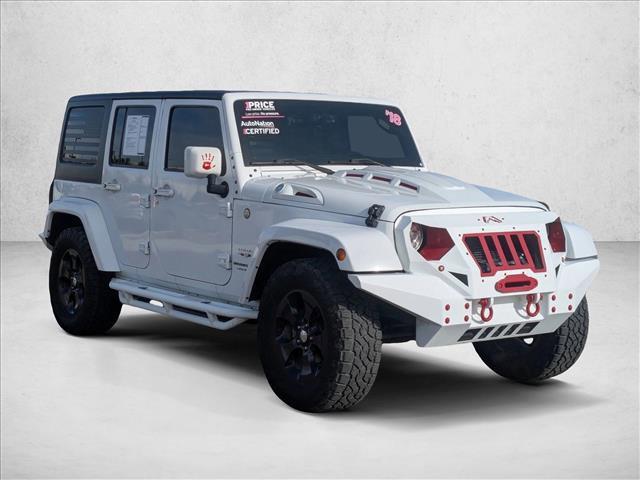 used 2018 Jeep Wrangler JK Unlimited car, priced at $23,998