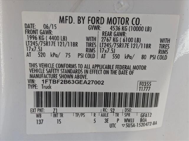 used 2016 Ford F-250 car, priced at $12,792