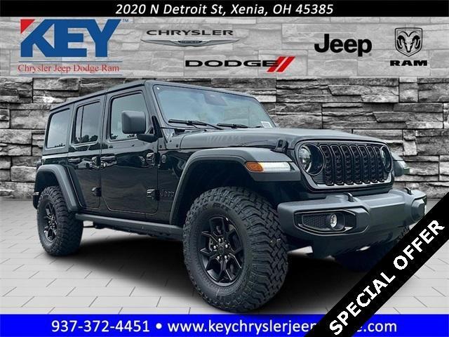 new 2025 Jeep Wrangler car, priced at $43,575