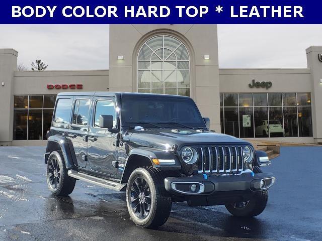 used 2022 Jeep Wrangler Unlimited 4xe car, priced at $36,845