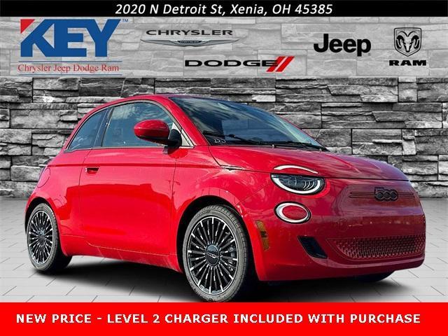 new 2024 FIAT 500e car, priced at $19,995