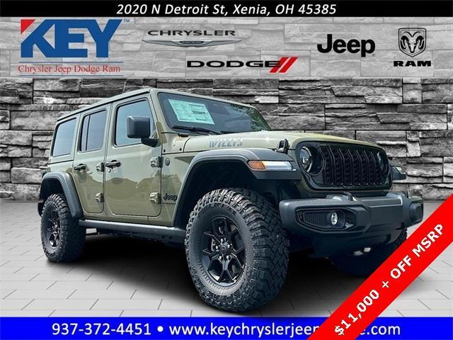 new 2025 Jeep Wrangler car, priced at $43,995
