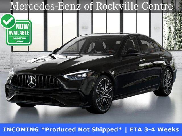 new 2024 Mercedes-Benz AMG C 43 car, priced at $74,835