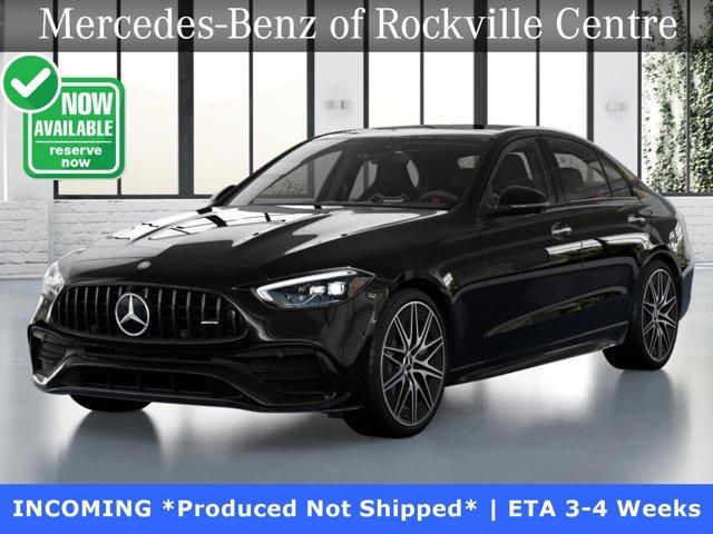 new 2024 Mercedes-Benz AMG C 43 car, priced at $74,835
