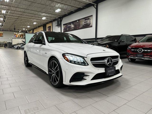 used 2021 Mercedes-Benz AMG C 43 car, priced at $43,976