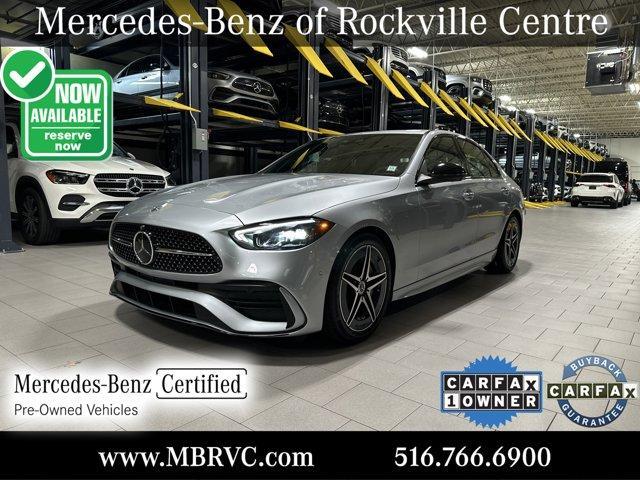 used 2022 Mercedes-Benz C-Class car, priced at $35,909
