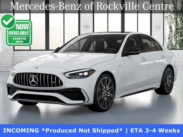 new 2024 Mercedes-Benz AMG C 43 car, priced at $69,815