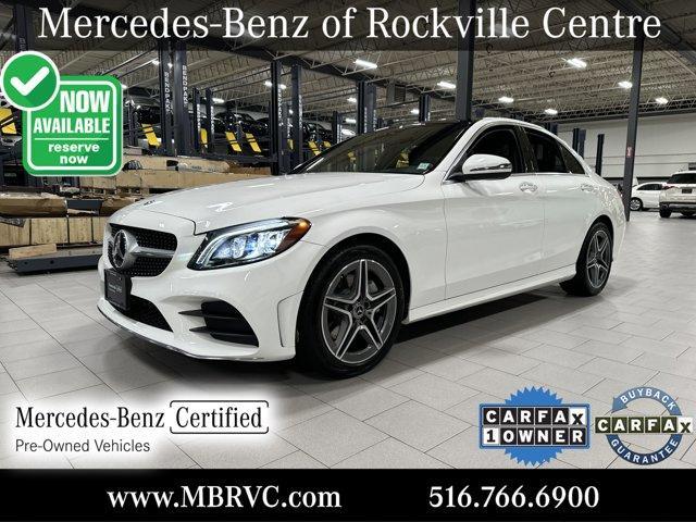 used 2021 Mercedes-Benz C-Class car, priced at $28,682