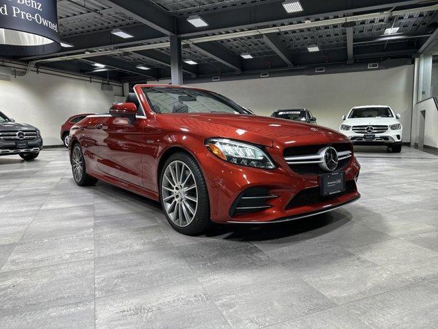 used 2021 Mercedes-Benz AMG C 43 car, priced at $56,246