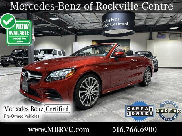 used 2021 Mercedes-Benz AMG C 43 car, priced at $56,246