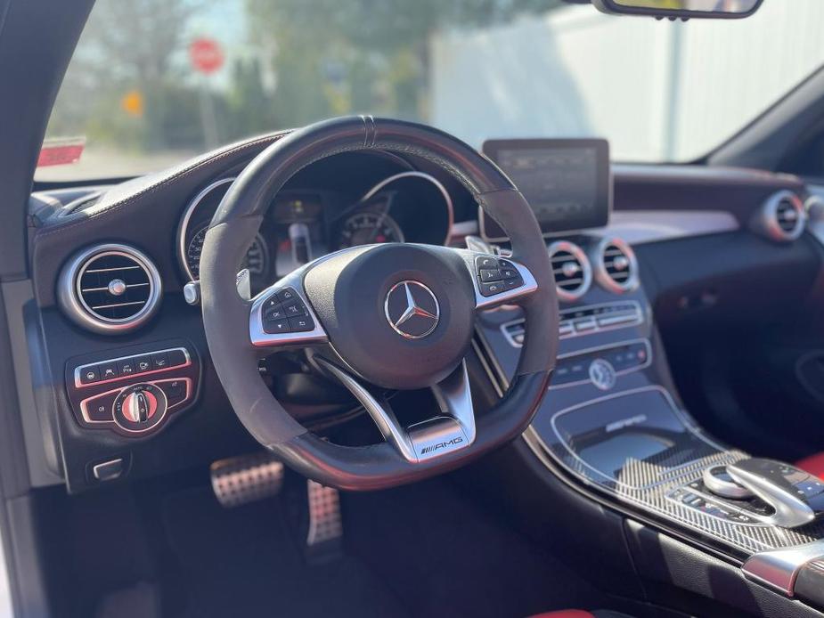 used 2018 Mercedes-Benz AMG C 63 car, priced at $41,995