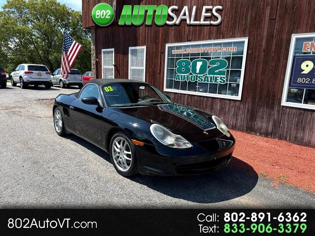 used 2003 Porsche Boxster car, priced at $10,996