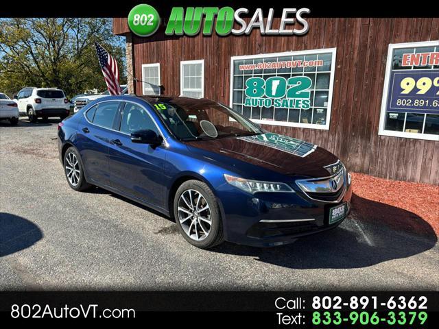 used 2015 Acura TLX car, priced at $15,996