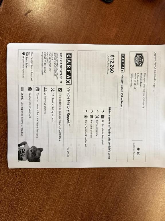 used 2018 Kia Sportage car, priced at $10,996