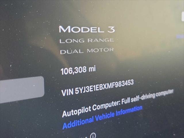 used 2021 Tesla Model 3 car, priced at $17,998