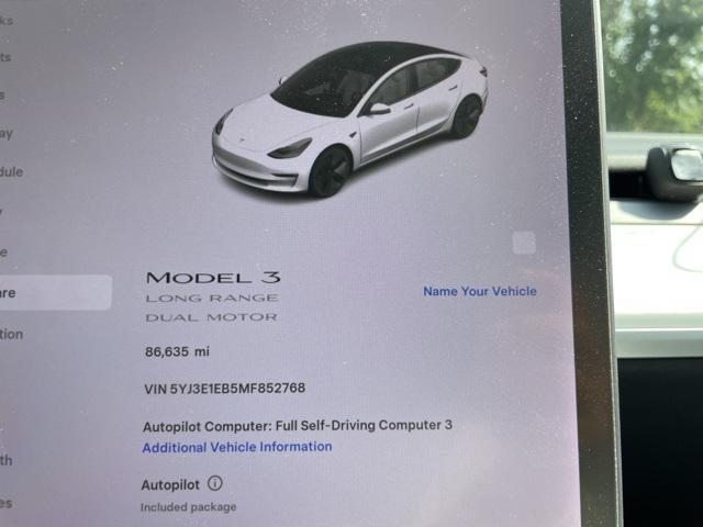 used 2021 Tesla Model 3 car, priced at $23,855