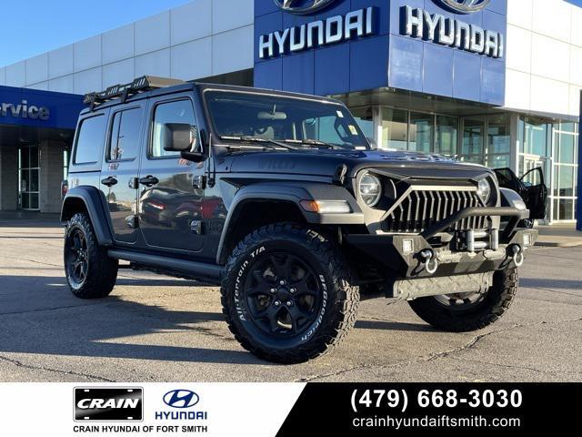 used 2020 Jeep Wrangler Unlimited car, priced at $28,500