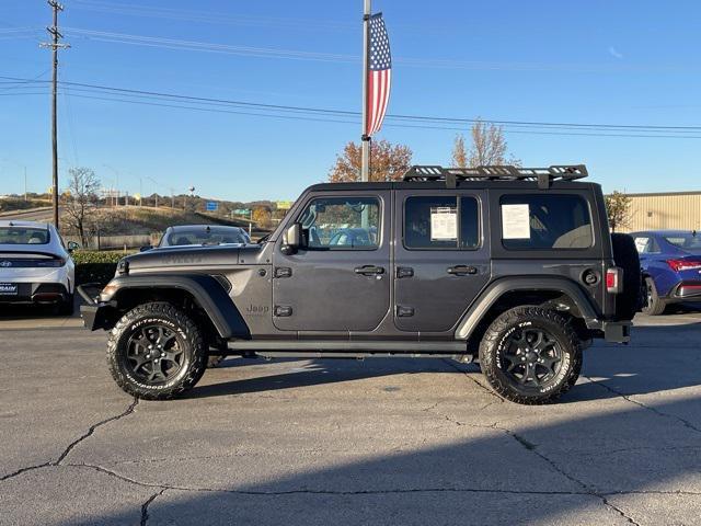 used 2020 Jeep Wrangler Unlimited car, priced at $28,500