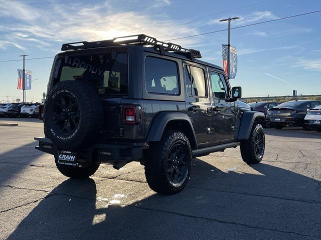 used 2020 Jeep Wrangler Unlimited car, priced at $28,500